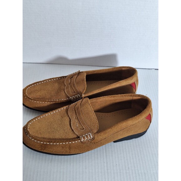 Footjoy Club Casuals Suede Leather Loafers Mens 10.5M Brown Slip On Golf Shoes main image 8